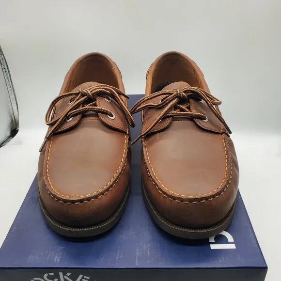 Dockers Men’s Vargas Leather Handsewn Boat Shoe | 11.5 W | NWT