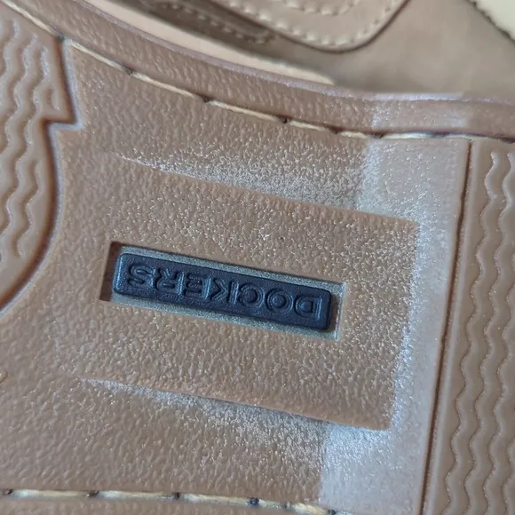 Dockers Men’s Vargas Leather Handsewn Boat Shoe Tan/Stone sz 11M