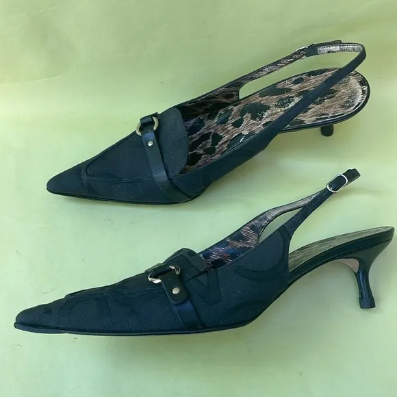 Dolce &amp; Gabbana canvas/leather shoes