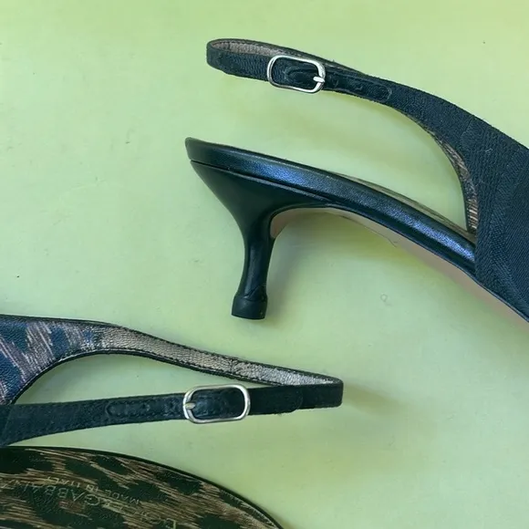 Dolce &amp; Gabbana canvas/leather shoes