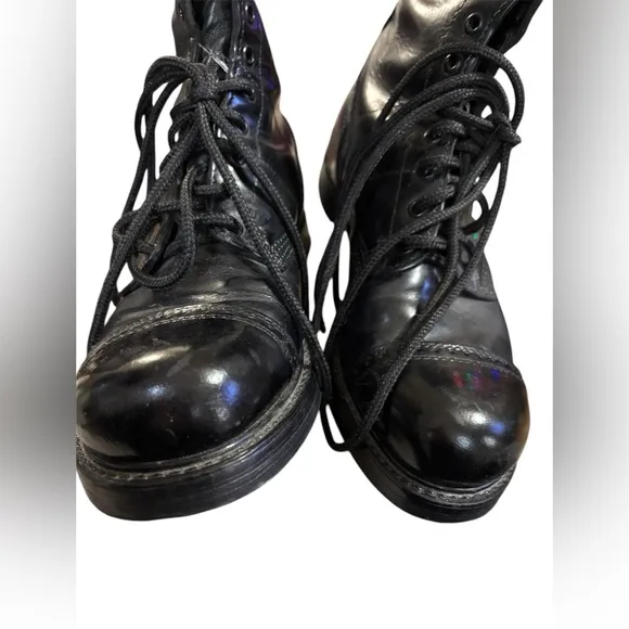 DOUBLE‎ HH men’s size 9.5 Jump Boots 975 Cap Toe Military Paratrooper boots