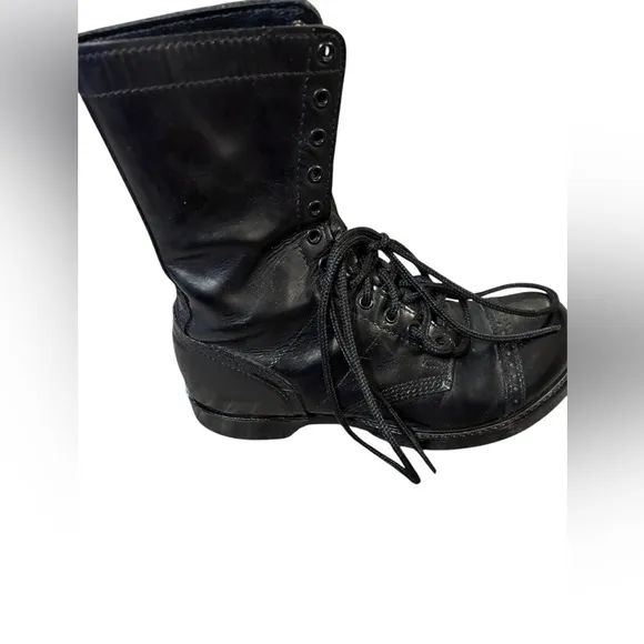 DOUBLE‎ HH men’s size 9.5 Jump Boots 975 Cap Toe Military Paratrooper boots