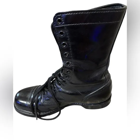 DOUBLE‎ HH men’s size 9.5 Jump Boots 975 Cap Toe Military Paratrooper boots