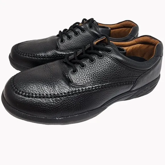 Dr. Comfort Stallion Men's Therapeutic Black Leather Shoes Size 11.5W