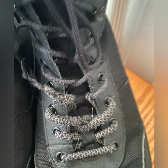 Dr Martens Combs Tech Black Poly/Leather Casual Tactical Streetwear Boots SZ 10