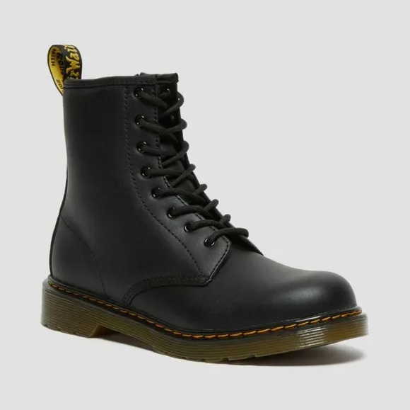 Dr. Martens Kids 1460 8-eye Chukka Military Boots Black Size US 2