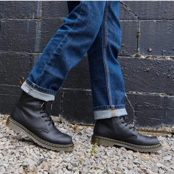 Dr. Martens Kids 1460 8-eye Chukka Military Boots Black Size US 2