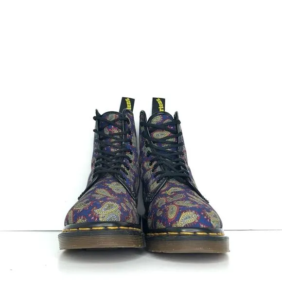 Dr Martens Made in England Paisley 1460 Lace Up Ankle Boots Women’s 5 Shoes