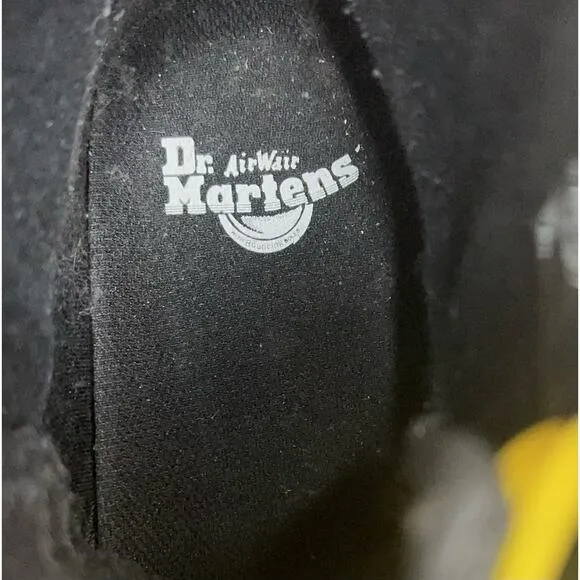 Dr. Martens Mens Cairo Canvas Lace Up Boots Size 10M Black
