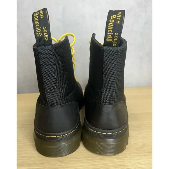 Dr. Martens Mens Cairo Canvas Lace Up Boots Size 10M Black