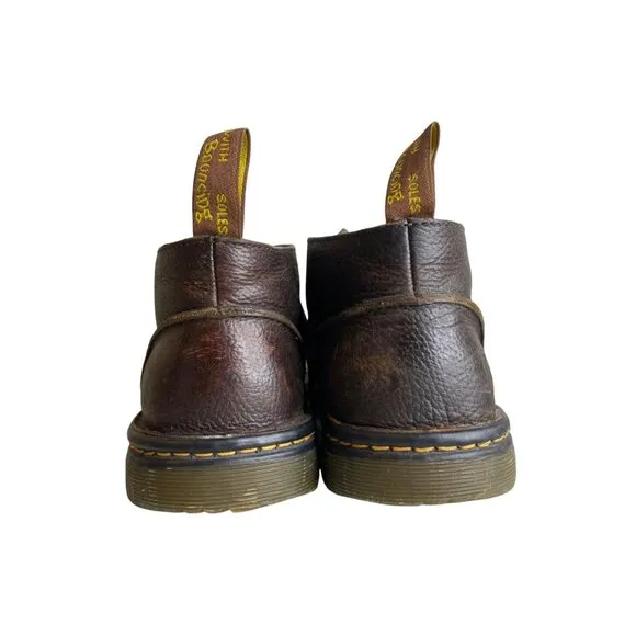 Dr. Martens Mens SUSSEX Brown Leather Boots Size 12