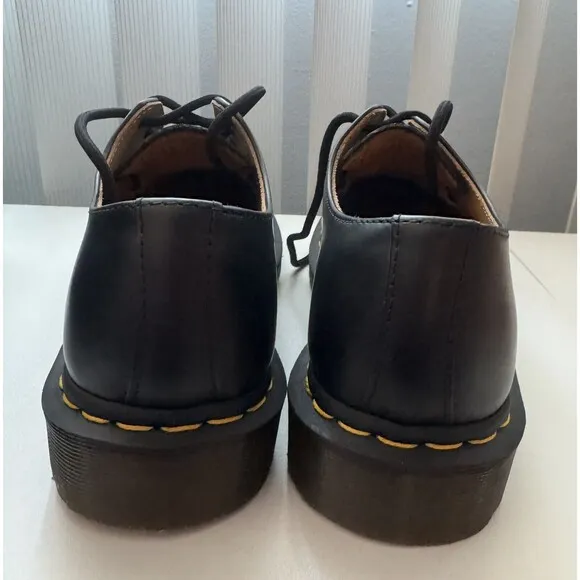 Dr. Martens  Oxford Shoes 11838 Men’s 11 Black Smooth Leather NWOT - NWOB