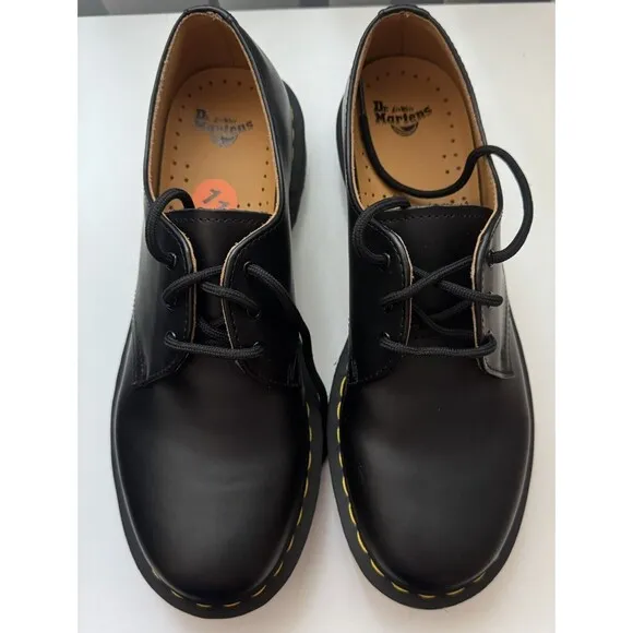 Dr. Martens  Oxford Shoes 11838 Men’s 11 Black Smooth Leather NWOT - NWOB
