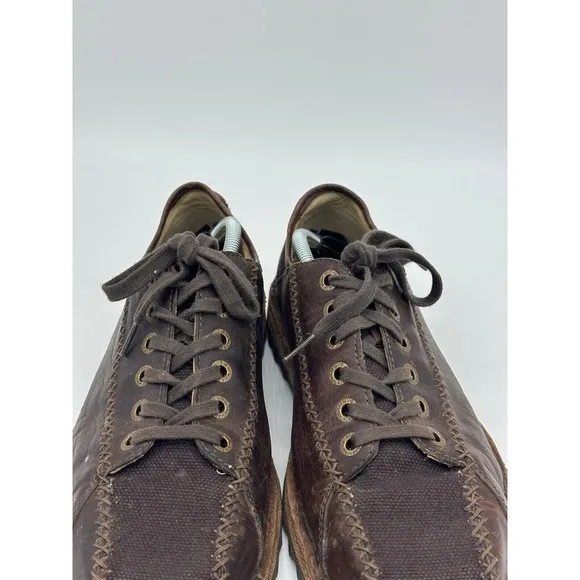 Dr. Martens Shoes Mens 12M Brown Leather Oxford Lace Up Comfort Low-Top 11672
