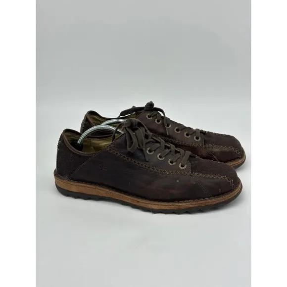 Dr. Martens Shoes Mens 12M Brown Leather Oxford Lace Up Comfort Low-Top 11672