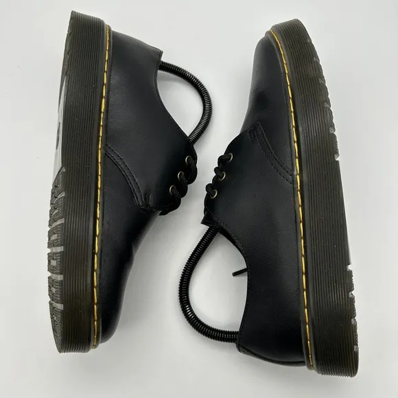 Dr. Martens Shoes Womens Size 8 Zavala Lo Black Leather Oxford Lace Up Comfort