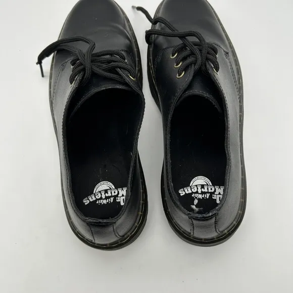 Dr. Martens Shoes Womens Size 8 Zavala Lo Black Leather Oxford Lace Up Comfort