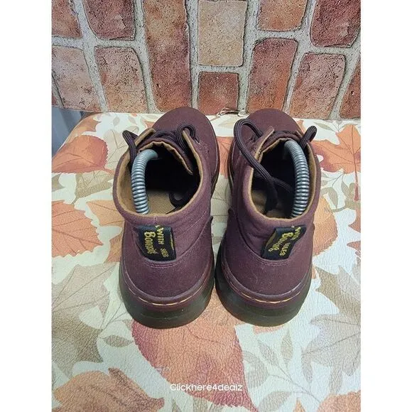 Dr. Martens Boots Womens Size 7 Bonny Oxblood Wyoming Shearling Insulated