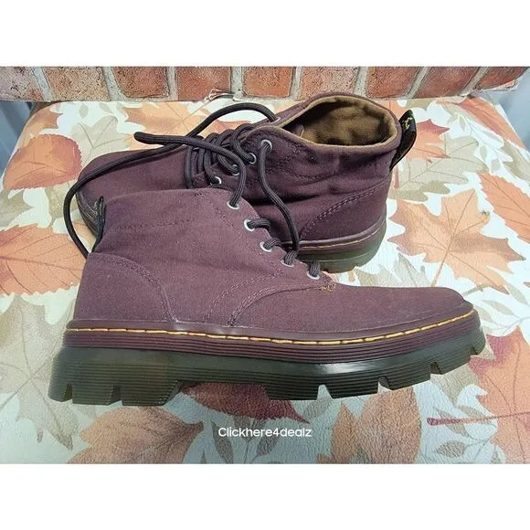 Dr. Martens Boots Womens Size 7 Bonny Oxblood Wyoming Shearling Insulated