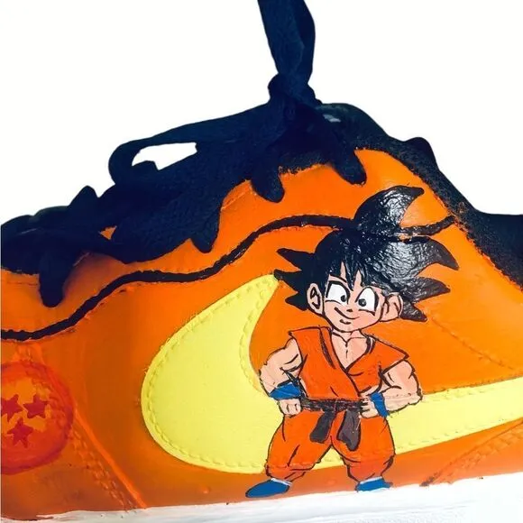 Dragon Ball Z Goku Nike Hand Painted Shoes