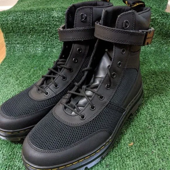 Dr. Martens Combs Tech II‎ Boots Black US Size 12 UK Size 11 - Unisex, New