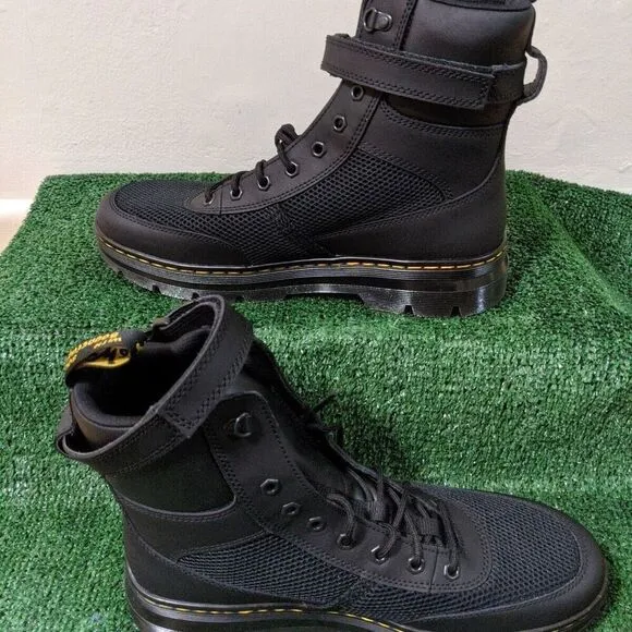 Dr. Martens Combs Tech II‎ Boots Black US Size 12 UK Size 11 - Unisex, New