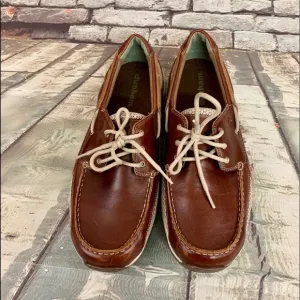 Dunham Size 10.5 2E (xwide) Brown Leather Shoes