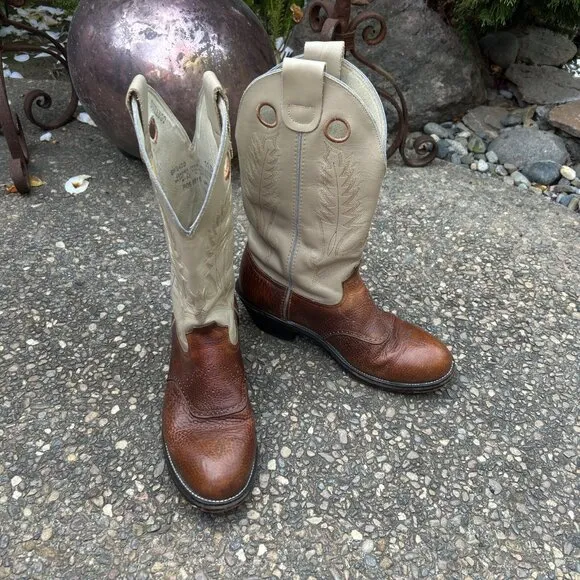 Durango Men's Pull On Roper Round Toe Cowboy Boots SW6402 Size 11D