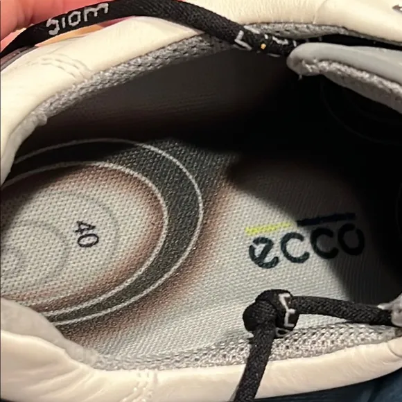 Ecco BIOM Hybrid 2 Golf Shoes White/Black men’s size 6