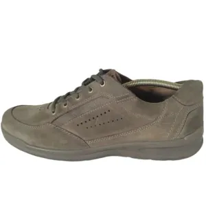 Ecco Remote  Warm Grey/Green Shock Point Leather Shoes  Men’s EUR 45/11Us