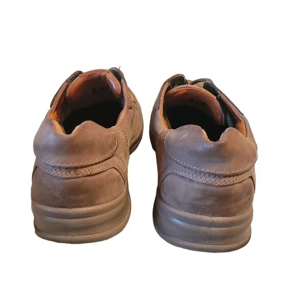 Ecco Remote  Warm Grey/Green Shock Point Leather Shoes  Men’s EUR 45/11Us
