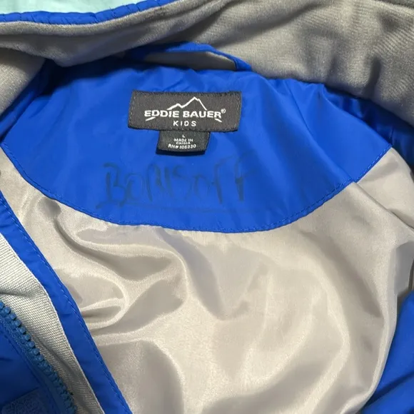 Eddie Bauer Boys Blue Winter Jacket Size Large
