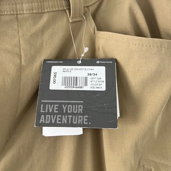 🎁Eddie Bauer Convertable Guide Pants 38x34