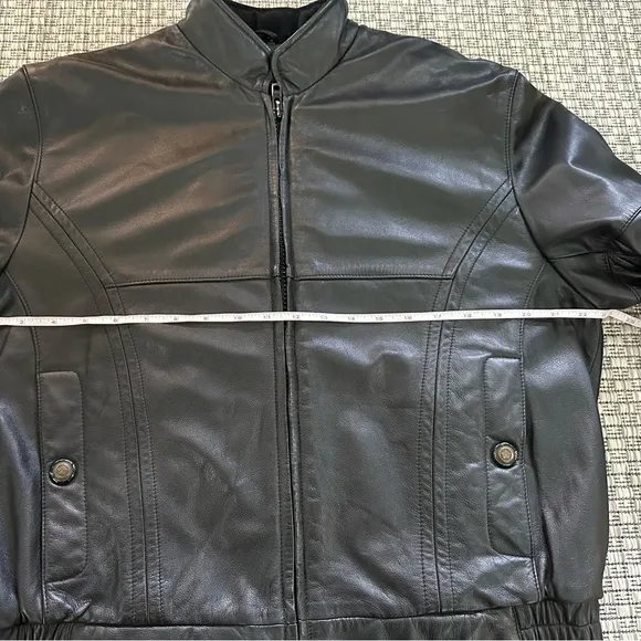 E.M.C Los Angeles Vintage Biker Jacket w Liner