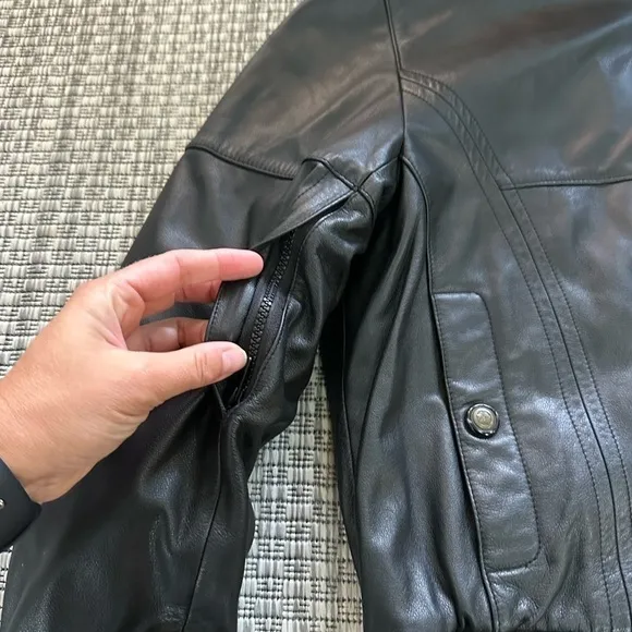 E.M.C Los Angeles Vintage Biker Jacket w Liner