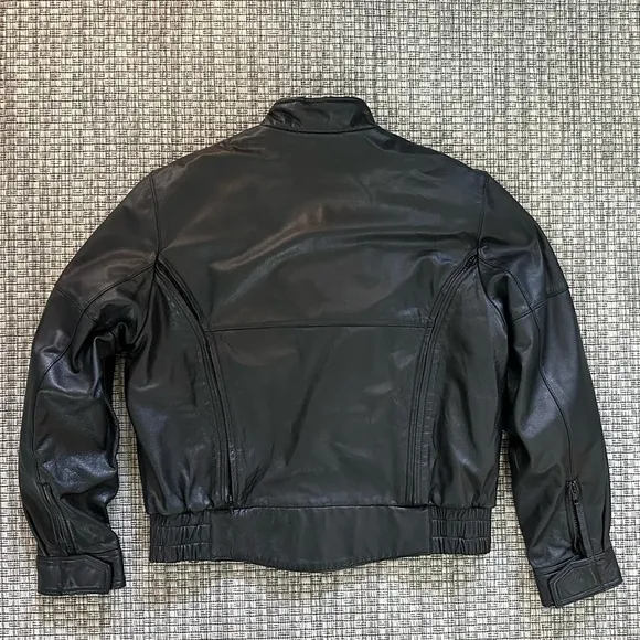 E.M.C Los Angeles Vintage Biker Jacket w Liner