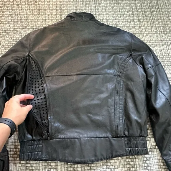 E.M.C Los Angeles Vintage Biker Jacket w Liner