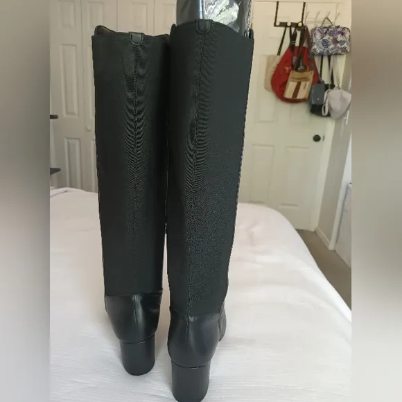 ENZO ANGIOLINI Phaenna Tall Shaft Dress Boots black Size 8.5.