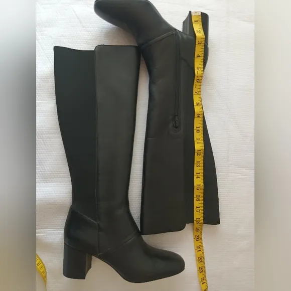 ENZO ANGIOLINI Phaenna Tall Shaft Dress Boots black Size 8.5.