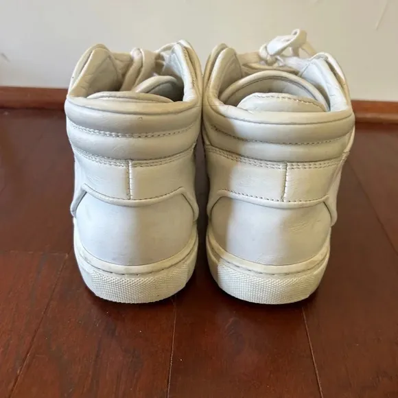 ETQ Amsterdam white leather shoes size 8