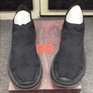 Etro Black Men's Slip-On Shoes