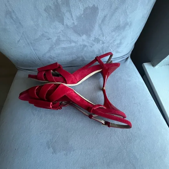 Etro Milano  Women's Red Sandals made in Italy