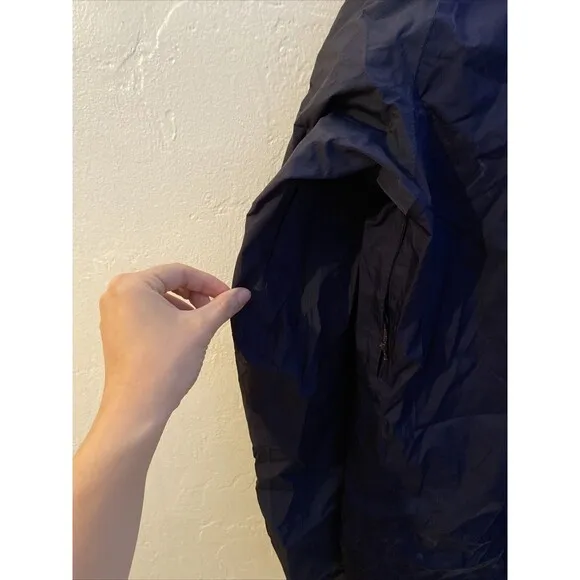 EUC Columbia Omni-Tech Waterproof Hooded Jacket Coat Color Blue Size Medium M