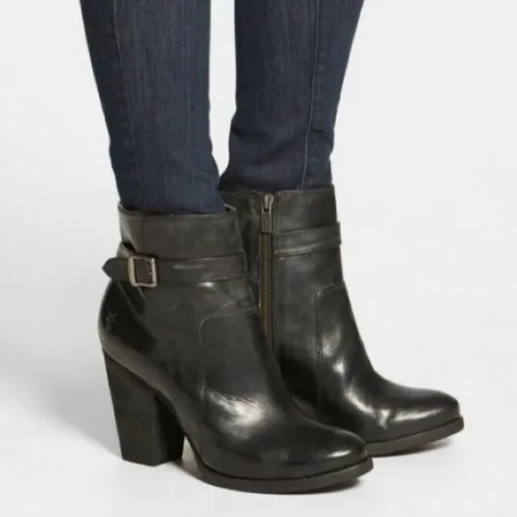 EUC Frye Short Riding Boots, Black