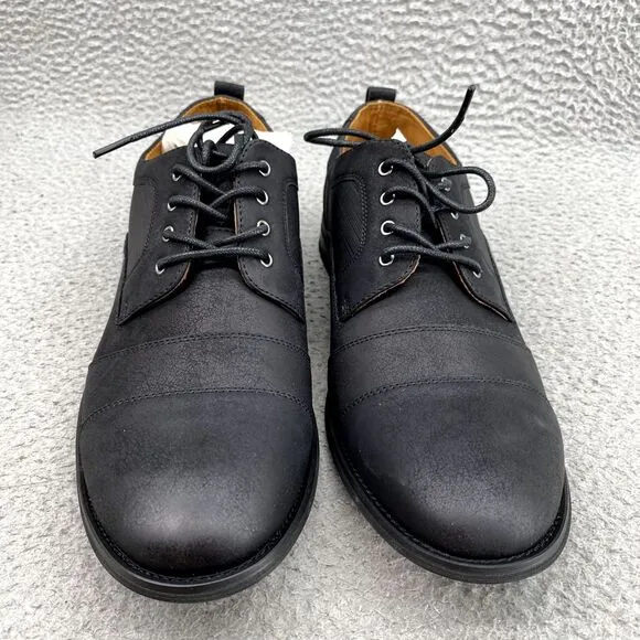 Ferro Aldo Blake Dress Shoes Men's 10.5 Black‎ Leather Oxford Corpcore Classic