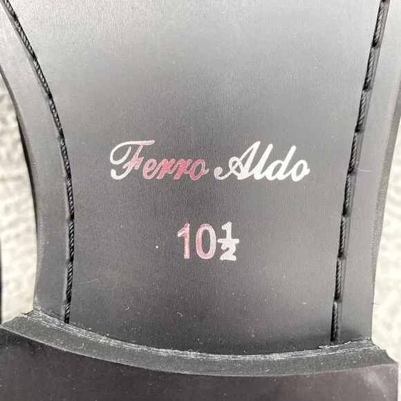 Ferro Aldo Blake Dress Shoes Men's 10.5 Black‎ Leather Oxford Corpcore Classic