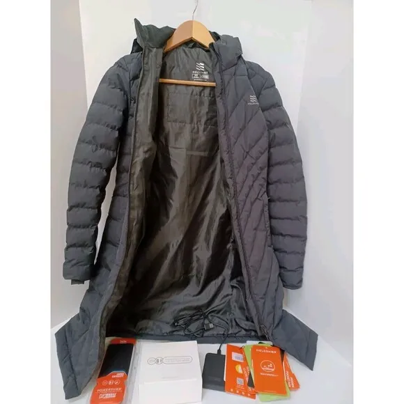 Fieldsheer Mobile Warming Women's Meridian Heated Hood Jacket 7.4 V Black XS NEW