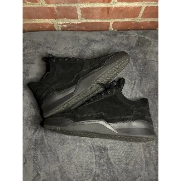 FILLING PIECES Low Canvas Black Suede Ghost Men's Sneakers US 10 EU 43