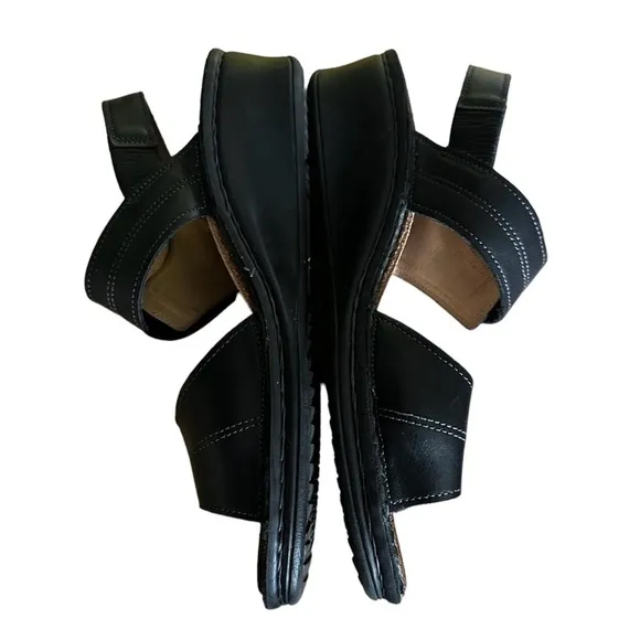 FINN COMFORT ALANYA BLACK VELCRO SANDALS