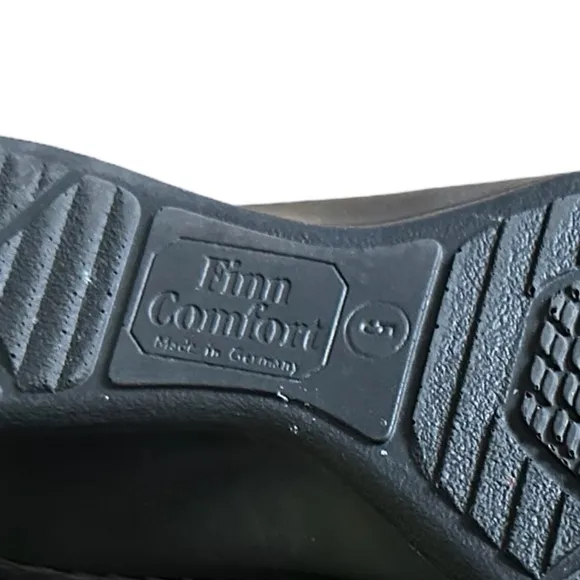 FINN COMFORT ALANYA BLACK VELCRO SANDALS